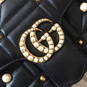 Gucci marmont bag black 2645 26*7*15cm - 5