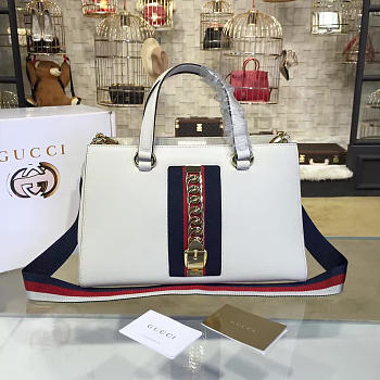 Gucci sylvie leather bag z2358 35.5cm x 14cm x 23cm