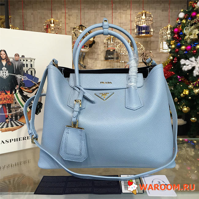Prada double bag 4141 32.5cm x 13.5cm x 24.5cm - 1