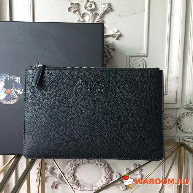 Prada leather clutch bag 4316 28cm x 1.5cm x 18cm - 1