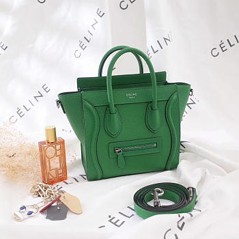 Celine leather nano luggage 19.5cm x 7.5cmx 20cm 