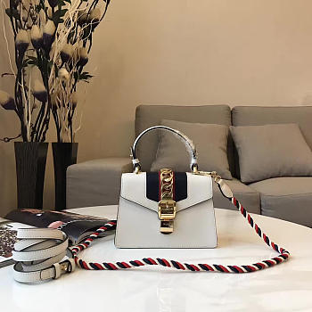 Gucci sylvie leather bag  z2355  20cm x 7.5cm x 15cm