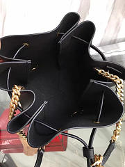 Ysl moon & star blk leather bucket bag 4813 16.5cm x 15cm x 10 cm - 2