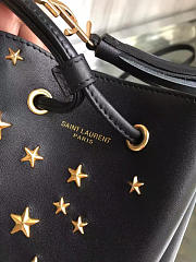 Ysl moon & star blk leather bucket bag 4813 16.5cm x 15cm x 10 cm - 6