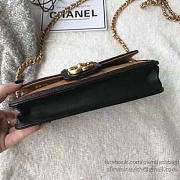 Chanel lambskin small wallet on chain beige a91365 vs03969 - 5