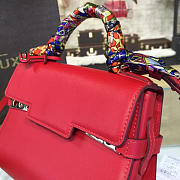 Delvaux calfskin mini tempete satchel red 1460 21cm x 8cm x 16 cm - 4