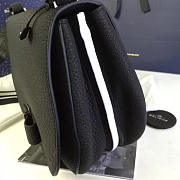 Delvaux calfskin le mutin saddle bag black 1507 29cm x 4cm x 22cm  - 6