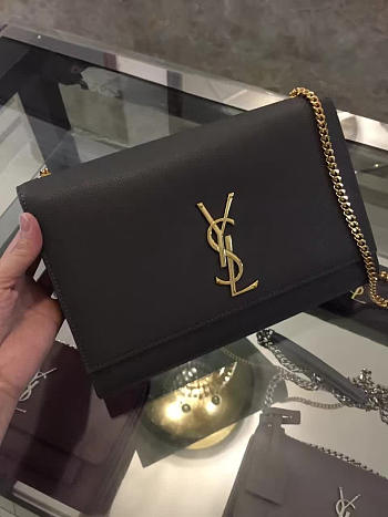 Ysl monogram kategrain de poudre embossed leather 5027  28.5cm x 20cm x 6.5cm 