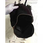 Chanel crochet braid cayo coco backpack black   - 5