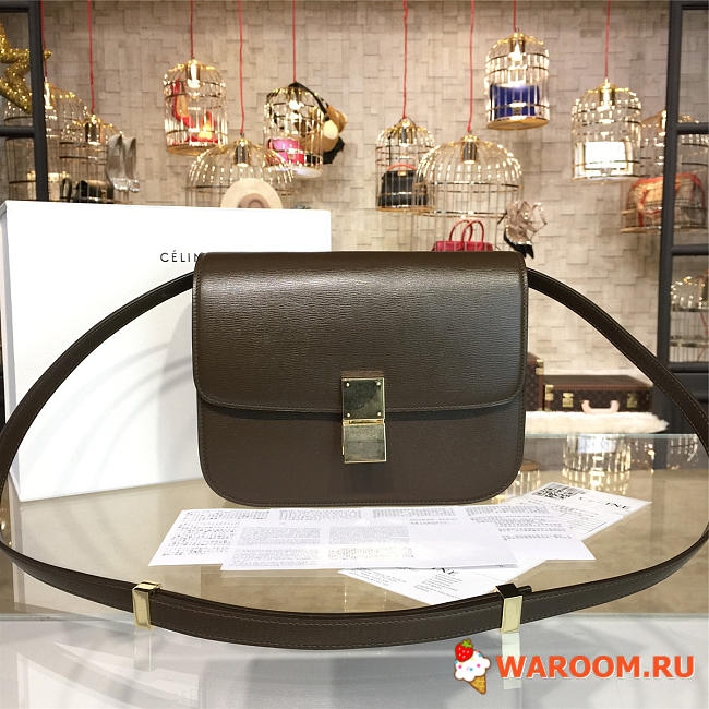 Celine leather classic box z1149 23.5cm x 6.5cm x 19cm - 1