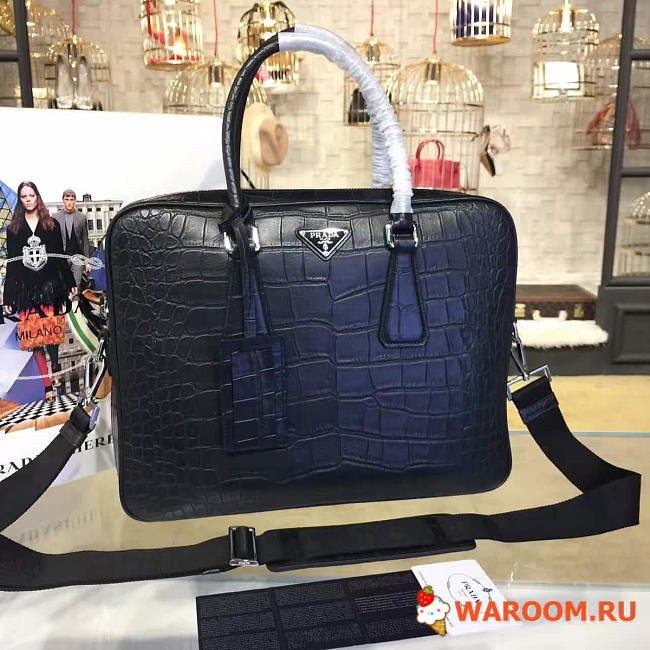 Prada leather briefcase 4233 36cm x 28 cm x 8cm  - 1