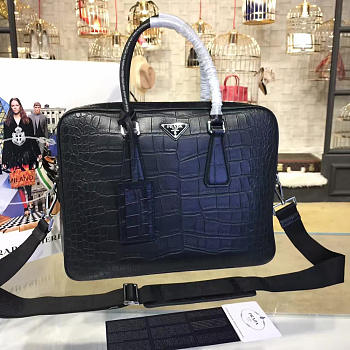 Prada leather briefcase 4233 36cm x 28 cm x 8cm 
