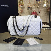 Ysl envelop satchel white 4806 24cm x 15cm x 7 cm - 4