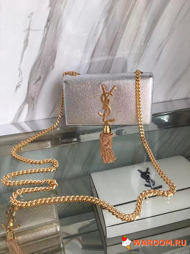 Ysl monogram kate bag with leather tassel 5044 17cm x 11cm x 14cm - 1
