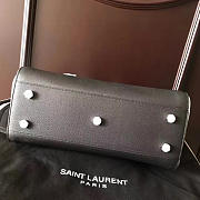 Ysl cabas rive gauche grain de poudre embossed leather 5142  30cm x 20cm x 11cm - 5