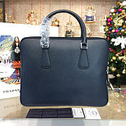 Prada leather briefcase 4213 37cm x 5.5cm x 29cm - 4