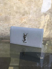 ysl monogram kate clutch grain de poudre embossed leather CohotBag 4947 - 3