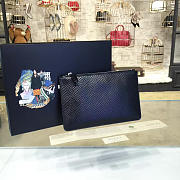 Prada leather clutch men's bag 23cm x 15cm  - 1