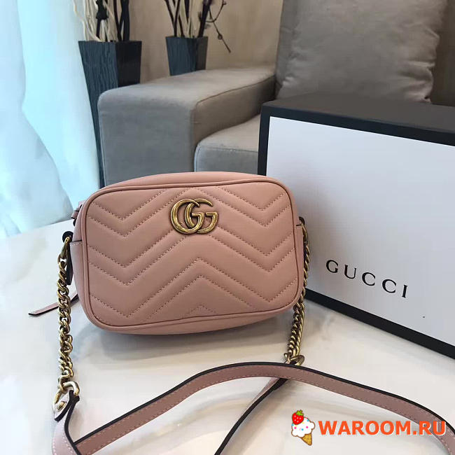 Gucci gg marmont matelassé 2413 18cm x 12cm x 6cm - 1