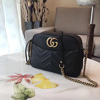 Gucci gg marmont matelassé  2447 27cm x 24cmx 8cm 