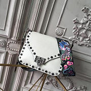 Valentino guitar rockstud rolling cross body bag 4675 20cm x 7cm x 17cm - 1