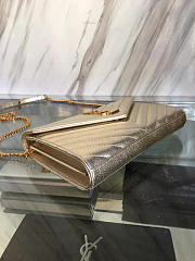 Ysl envelope chain wallet 5088  22cm x 5.5cm x 13.5cm - 6