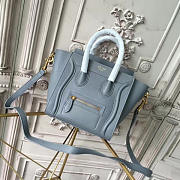 Celine leather nano luggage z990 20cm x 10cm x 20cm - 6