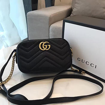 Gucci gg marmont matelassé 2412 18cm x 12cm x 6cm