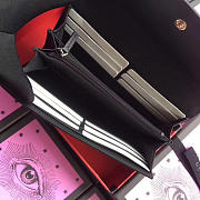 Gucci gg supreme wallet black  19*10*2cm - 5