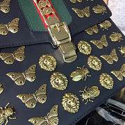 gucci sylvie medium top handle bag 2589 - 5