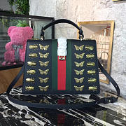 gucci sylvie medium top handle bag 2589 - 2