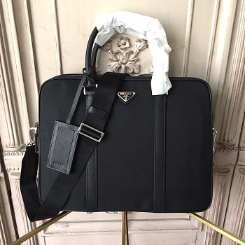 Prada leather briefcase 4295 36cmx6.5cmx28cm 