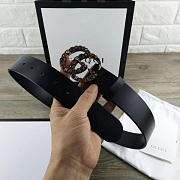 Gucci gg leather belt 01 - 5