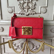 Gucci gg leather padlock studded 2609 20.5cm*9.5cm*13.5cm - 1