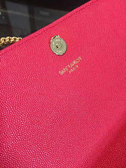 Ysl monogram kate in grain de poudre embossed leather 5030  24cm x 14.5cm x 5.5cm - 2