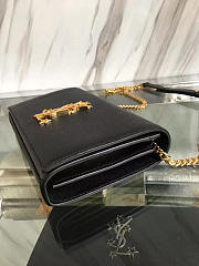 Ysl monogram kate grain de poudre embossed leather 5054 22cm x 5cm x 13.5cm - 4