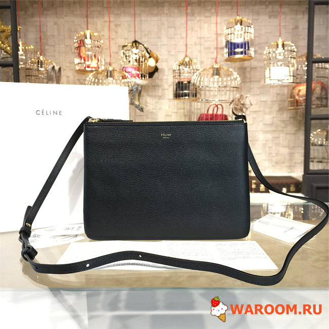 Celine leather trio - black  25.5cm x 4cmx 18cm - 1