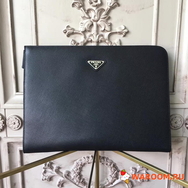 Prada leather clutch bag 4277 33cm x 2.5cm x 24cm  - 1