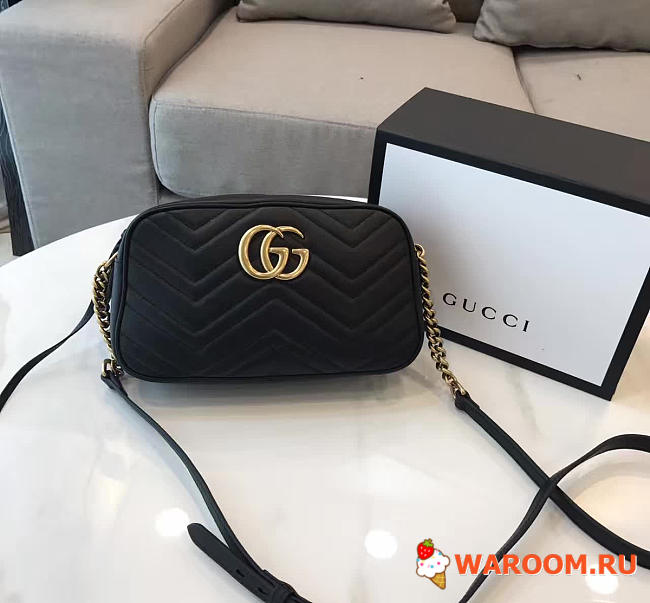 Gucci gg marmont matelassé 2415 24 cm x 7 cm x 13 cm - 1
