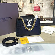 Louis vuitton capucines bb black 3155 27cm x 21cm x 10 cm  - 1