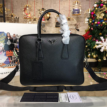 Prada leather briefcase 4229 36cm x 8.5cm x 28cm 