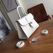 Delvaux mm brillant satchel white 1530 28cm x 14cm x 22cm - 3