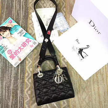 Lady dior 1598  20cm*17cm*9cm 