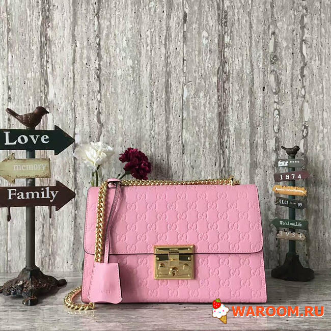 gucci gg leather padlock CohotBag 2157 - 1