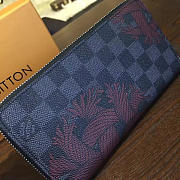 louis vuitton zippy CohotBag  wallet blue 3163 - 3