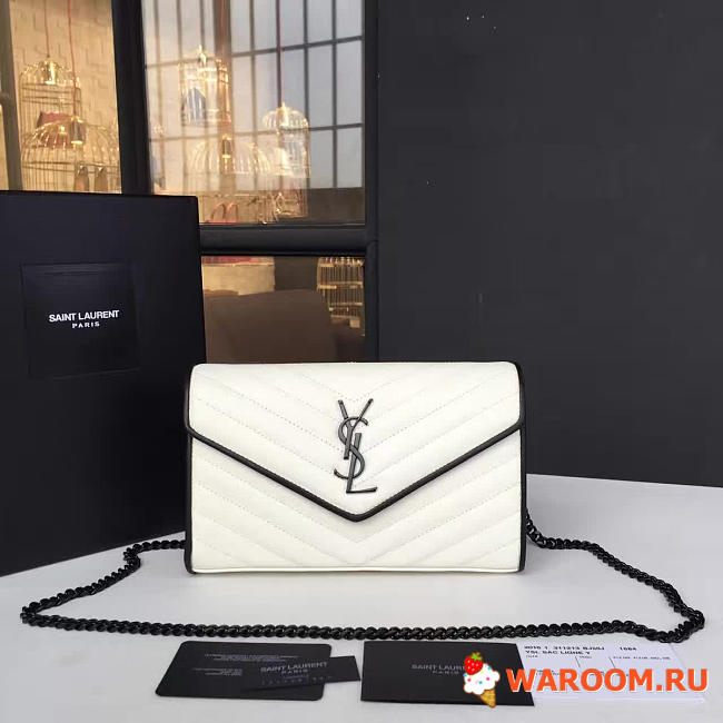 ysl monogram college white CohotBag 4784 - 1