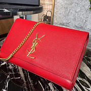 ysl monogram kate grain de poudre embossed leather CohotBag 4953 - 5