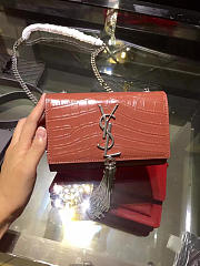 Ysl monogram kate bag with leather tassel  5034 17cm x 11cm x 14cm - 2