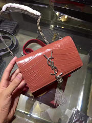 Ysl monogram kate bag with leather tassel  5034 17cm x 11cm x 14cm - 3