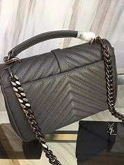 Ysl monogram college gray 5109  24cm x 17cm x 6.5cm  - 3